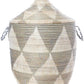 Swahili African Modern Large Silver Triangle Laundry Hamper
Jungle Pillows