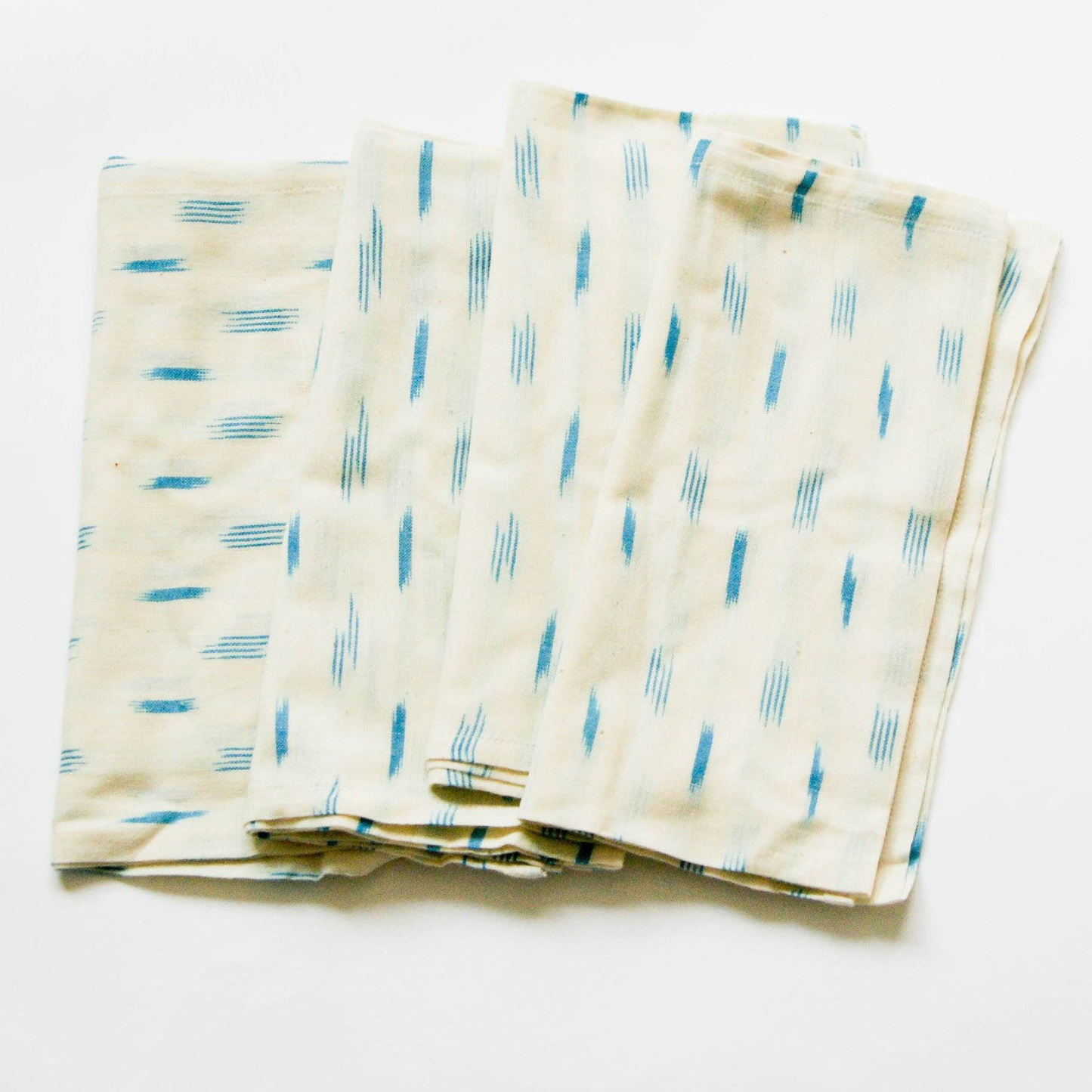 Rustic Loom Handwoven Cotton Ikat Cloth Dinner White Blue Dash Napkins Set
Jungle Pillows